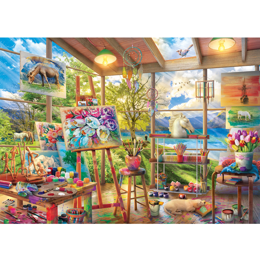 Room with a View - Artists Room - 1000pc