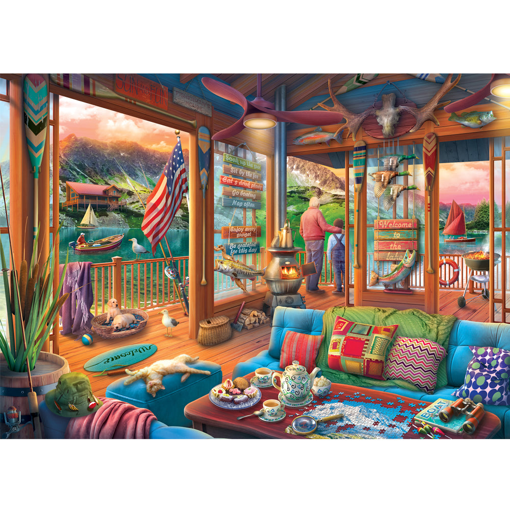 Room with a View - The Lake House - 1000pc