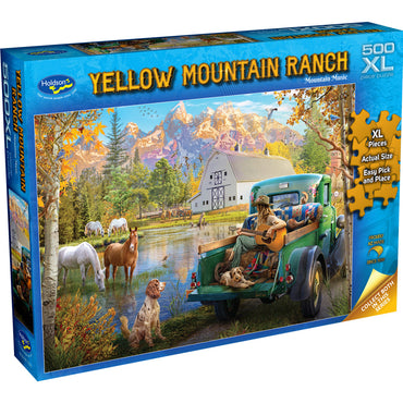 Puzzle - Holdson - Yellow Mountain Ranch - 500XLpc Puzzle - Mountain Music
