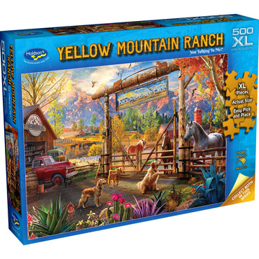 Puzzle - Holdson - Yellow Mountain Ranch - 500XLpc Puzzle - You Talking To Me?