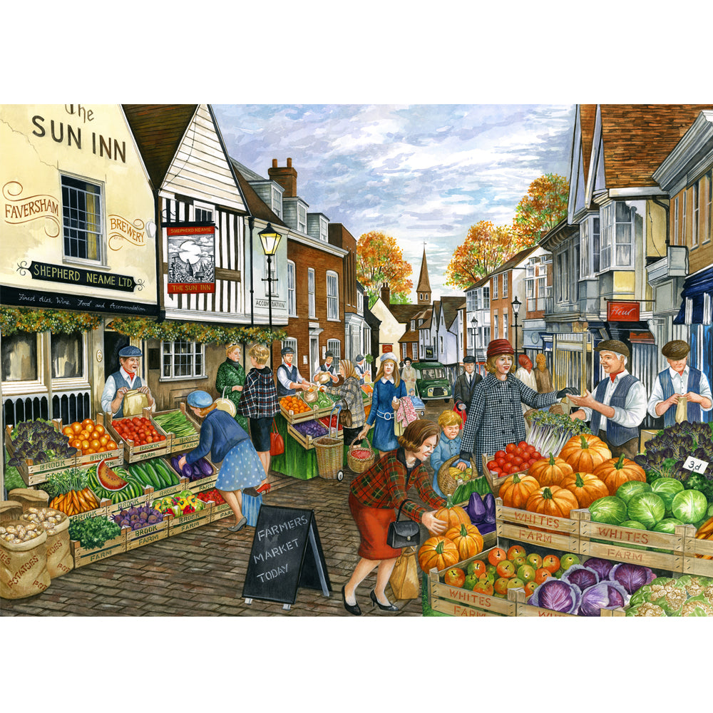 A Day Out, Farmers Market, 1000pc