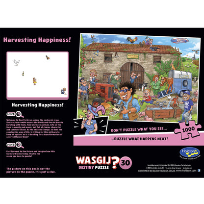 Wasgij Destiny #30 - Harvesting Happiness 1000pc