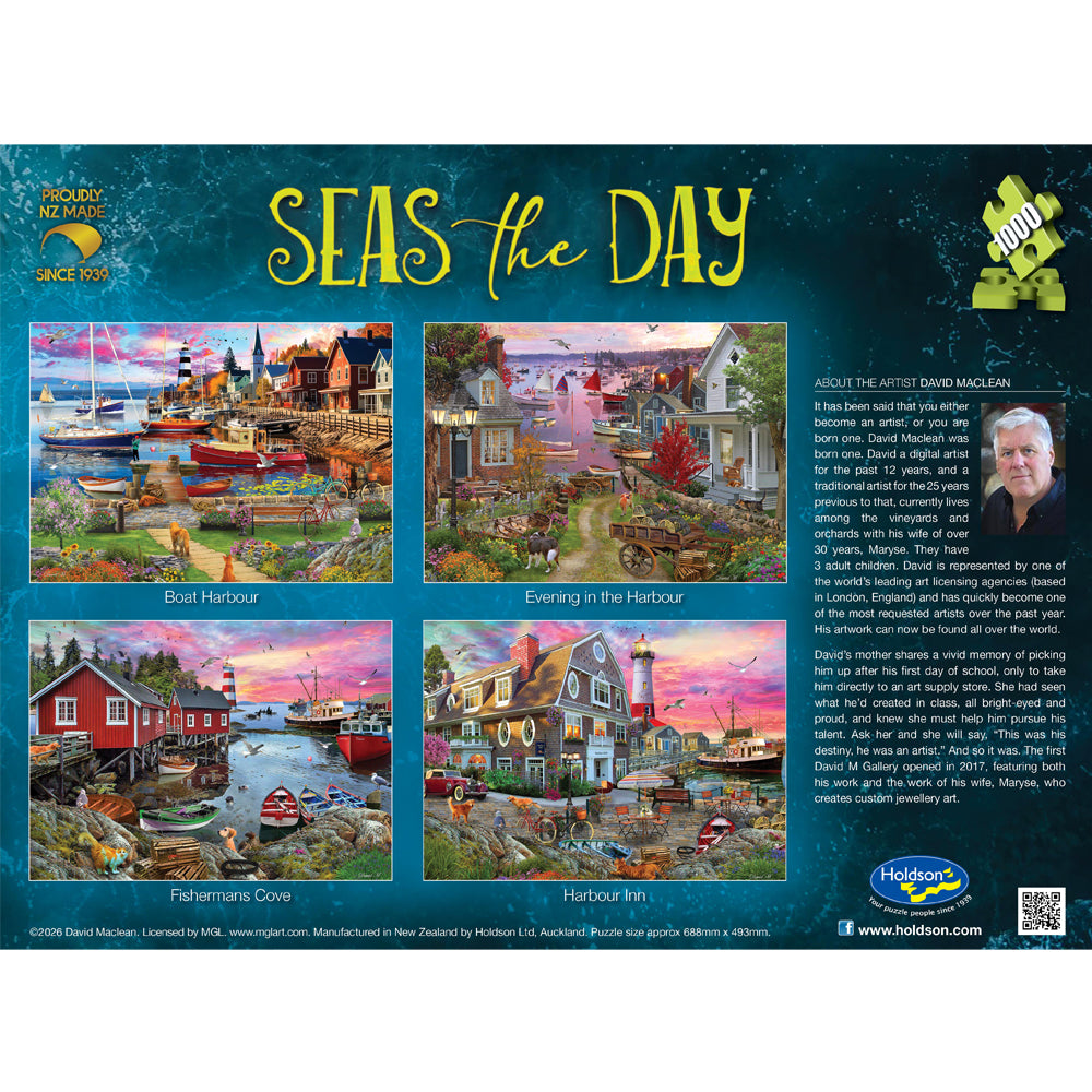 Seas the Day, Evening in the Harbour - 1000pc