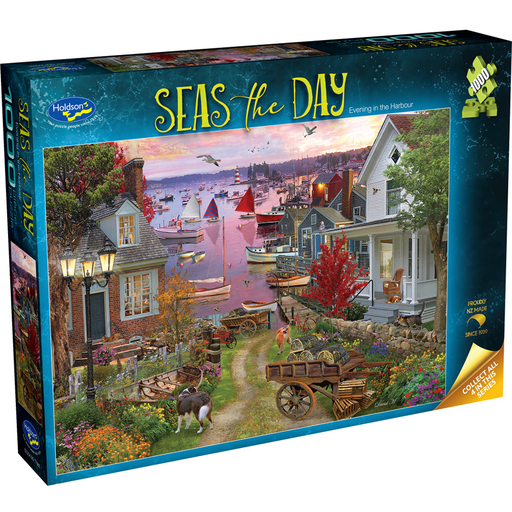 Seas the Day, Evening in the Harbour - 1000pc