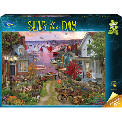 Seas the Day, Evening in the Harbour - 1000pc