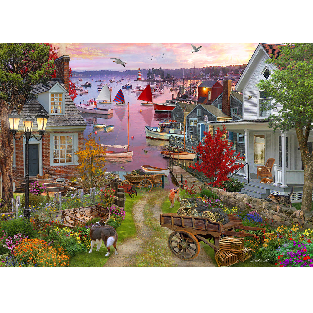 Seas the Day, Evening in the Harbour - 1000pc