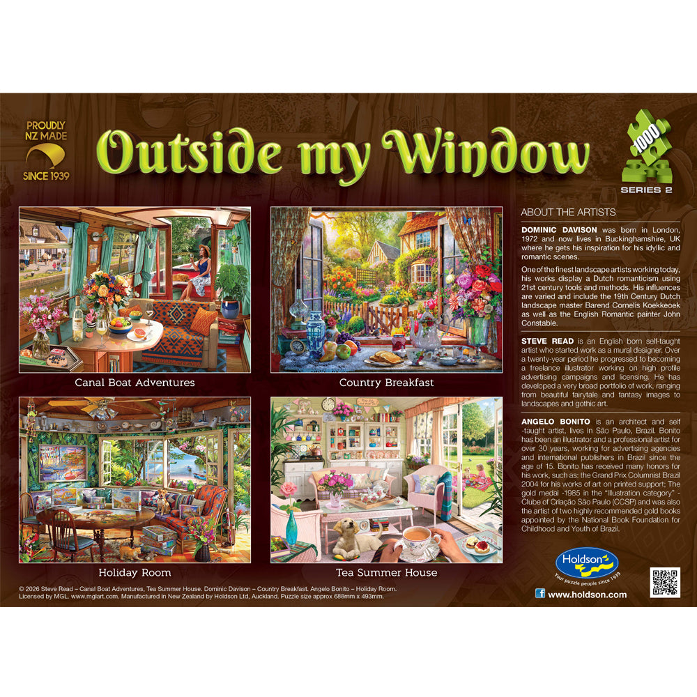 Outside My Window S2 - Canal Boat Adventures, 1000pc