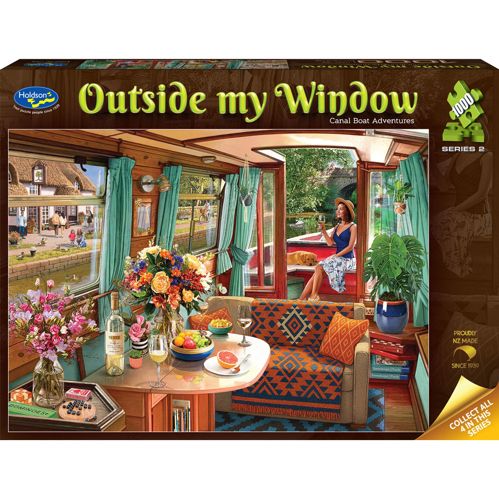Outside My Window S2 - Canal Boat Adventures, 1000pc