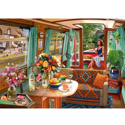 Outside My Window S2 - Canal Boat Adventures, 1000pc
