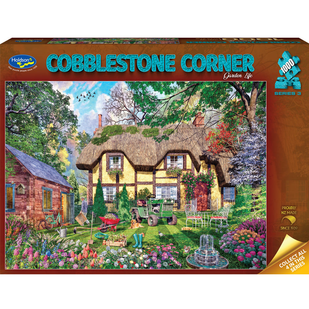 Cobblestone Corner S3, Garden Life, 1000pc