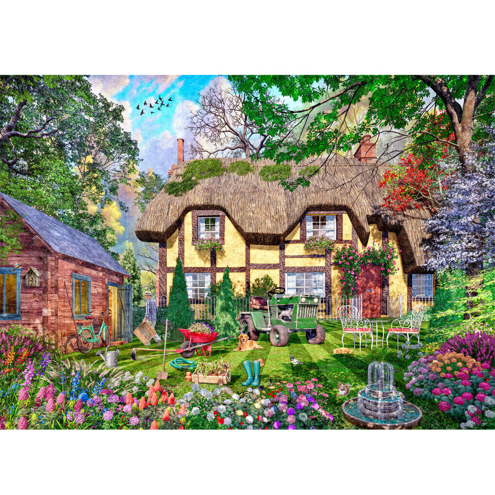 Cobblestone Corner S3, Garden Life, 1000pc