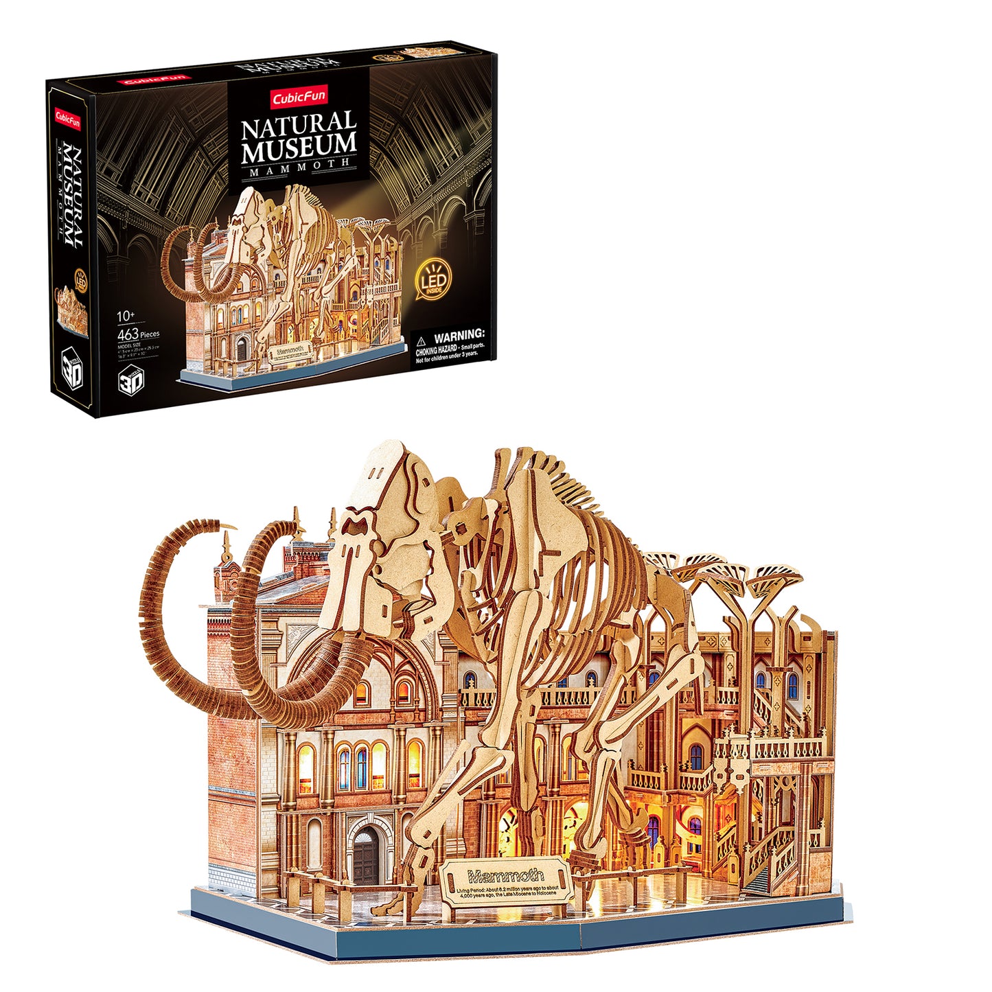 3D Puzzle - Natural Museum Mammoth