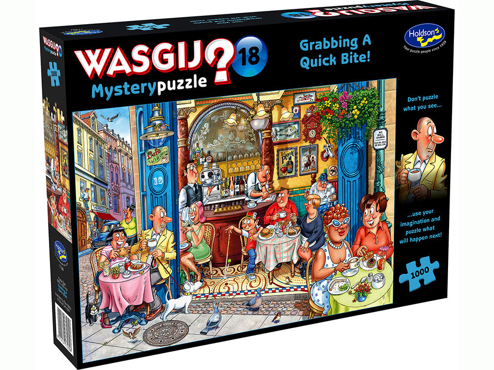 Puzzle - Holdson - Wasgij Mystery #18 Grabbing A Quick Bite - 1000pcs