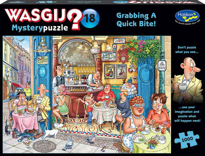 Puzzle - Holdson - Wasgij Mystery #18 Grabbing A Quick Bite - 1000pcs