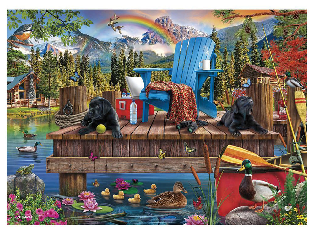 Puzzle - Holdson - Must Love Dogs - Dock Dogs 500 XL Size Pieces