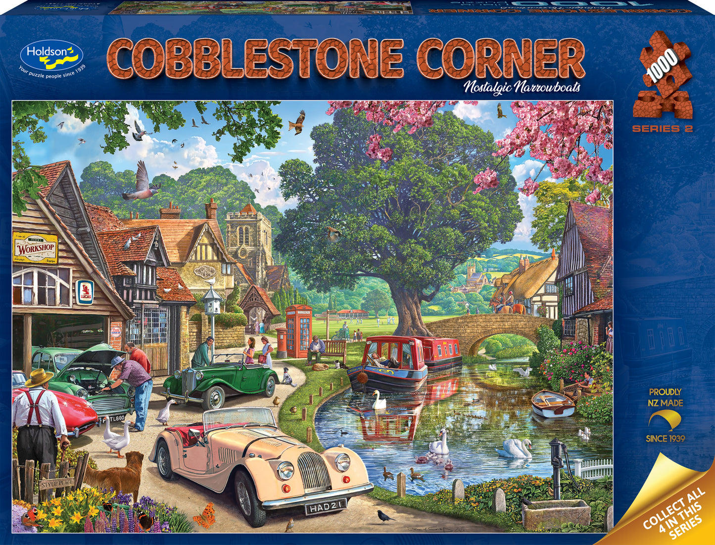 Puzzle - Holdson - Cobblestone Corner S2 1000pc Nostalgic Narrowboats