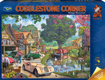 Puzzle - Holdson - Cobblestone Corner S2 1000pc Nostalgic Narrowboats