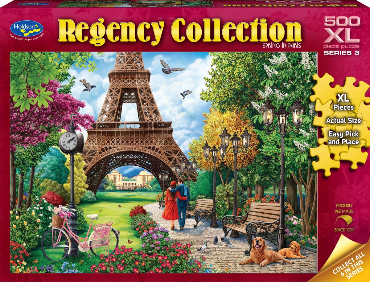 Puzzle - Holdson - Regency Series 3 - Spring in Paris - 500pc XL