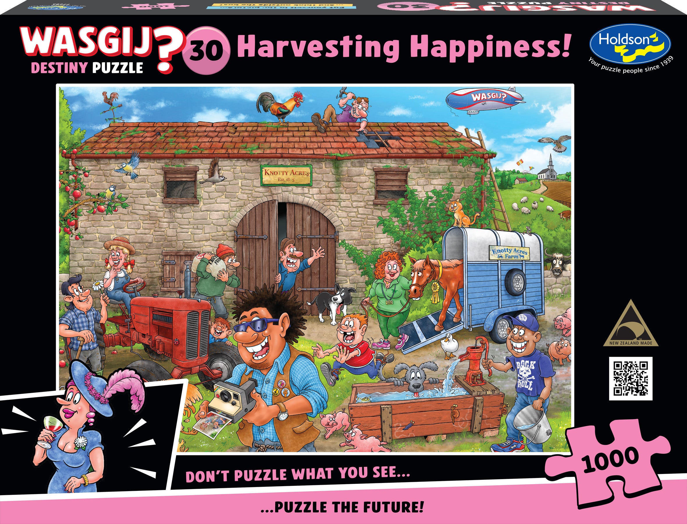 Puzzle - Holdson - Wasgij? Destiny #30 - Harvesting Happiness 1000pcs