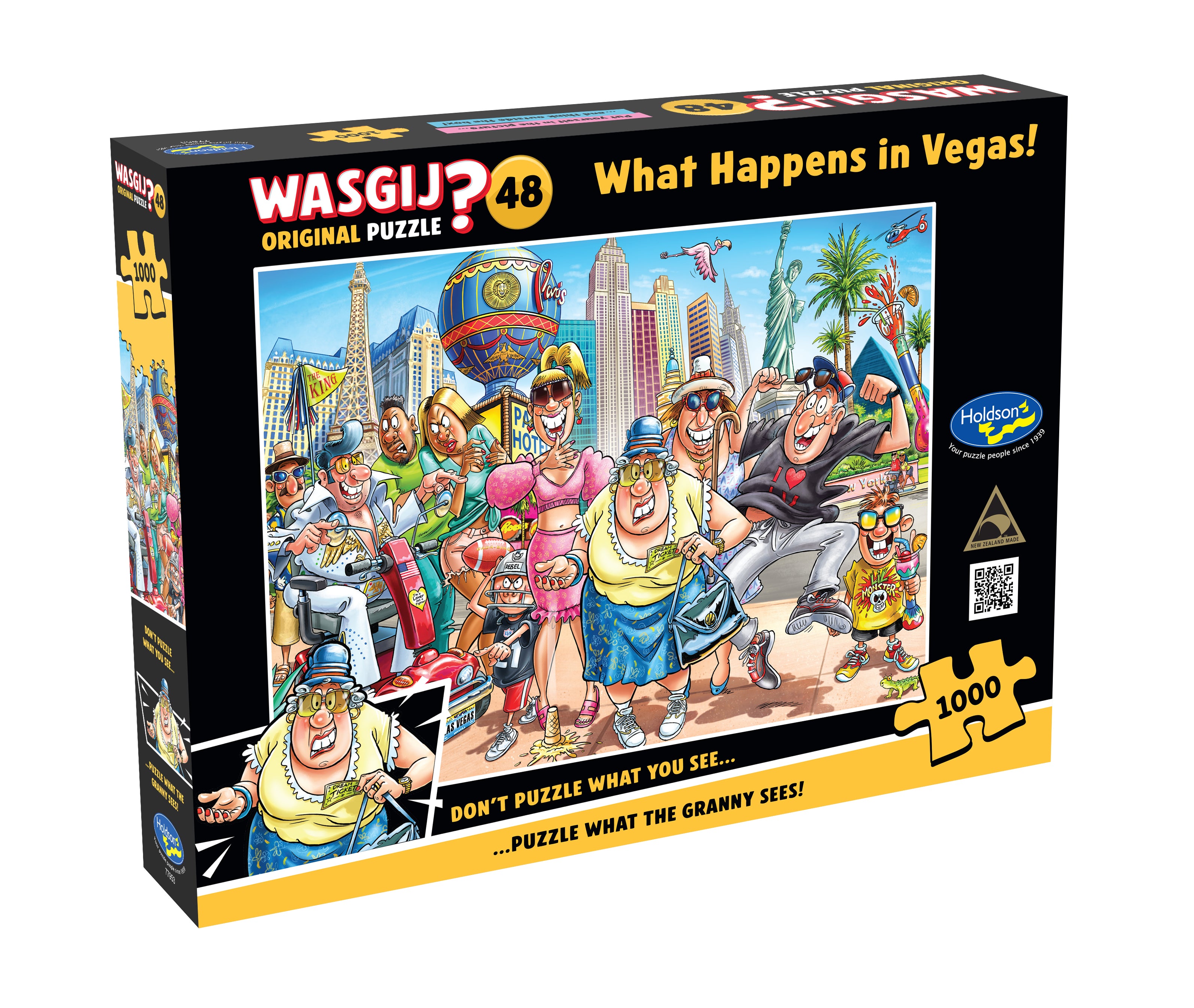 Puzzle - Holdson - Wasgij? Original 48 What Happens in Vegas - 1000pc