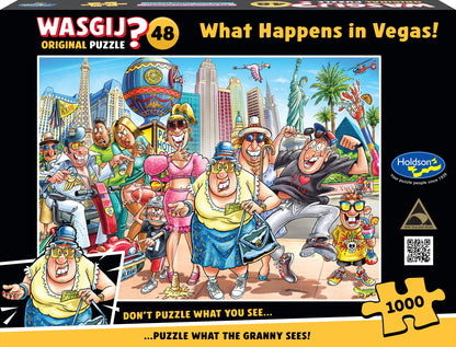 Puzzle - Holdson - Wasgij? Original 48 What Happens in Vegas - 1000pc