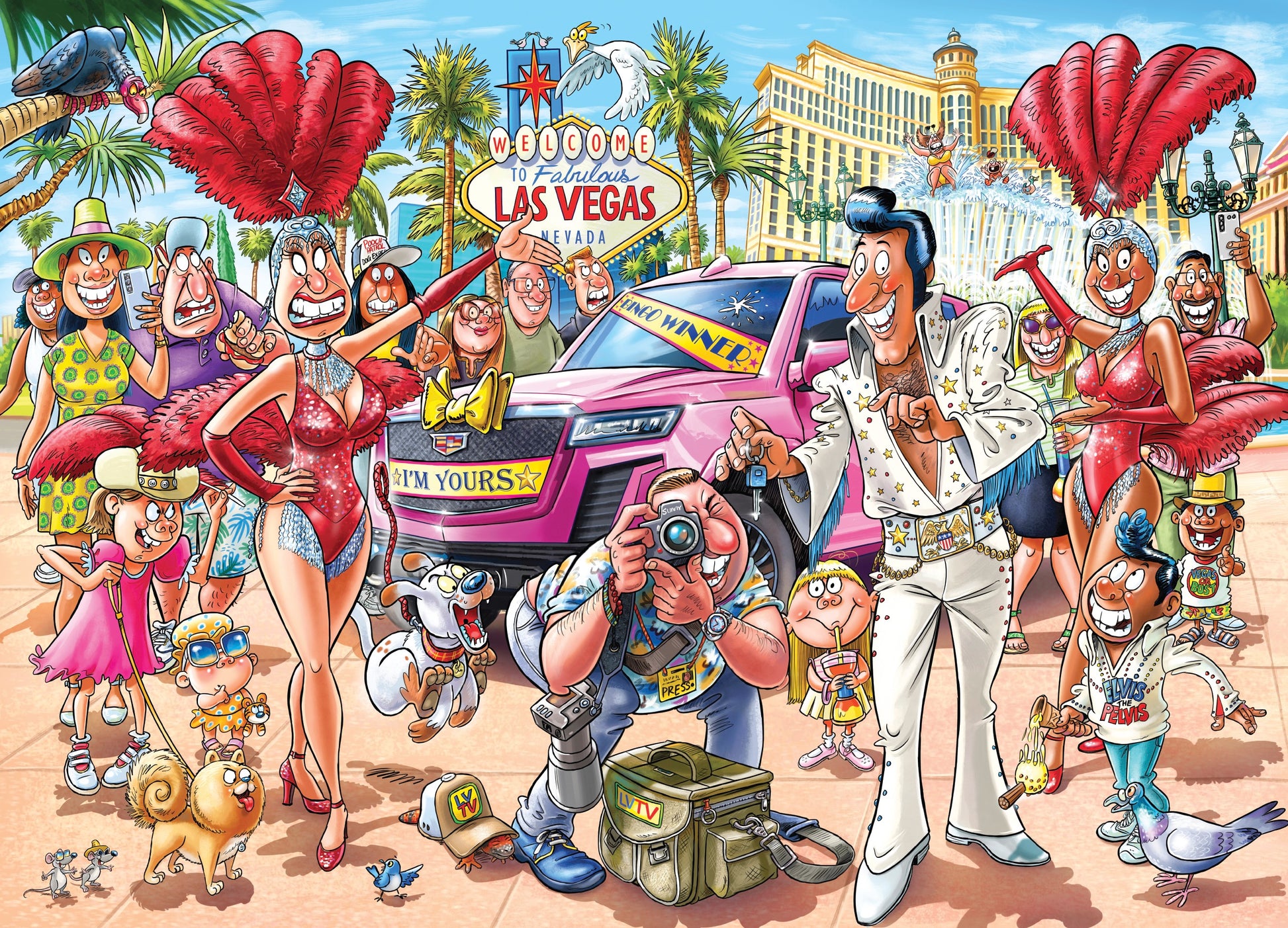 Puzzle - Holdson - Wasgij? Original 48 What Happens in Vegas - 1000pc