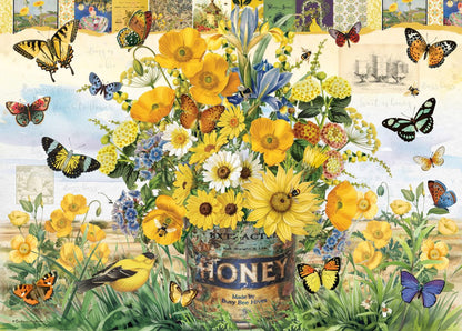 Puzzle - Holdson - Blossom Bliss - Honey Bee Floral - 1000pc